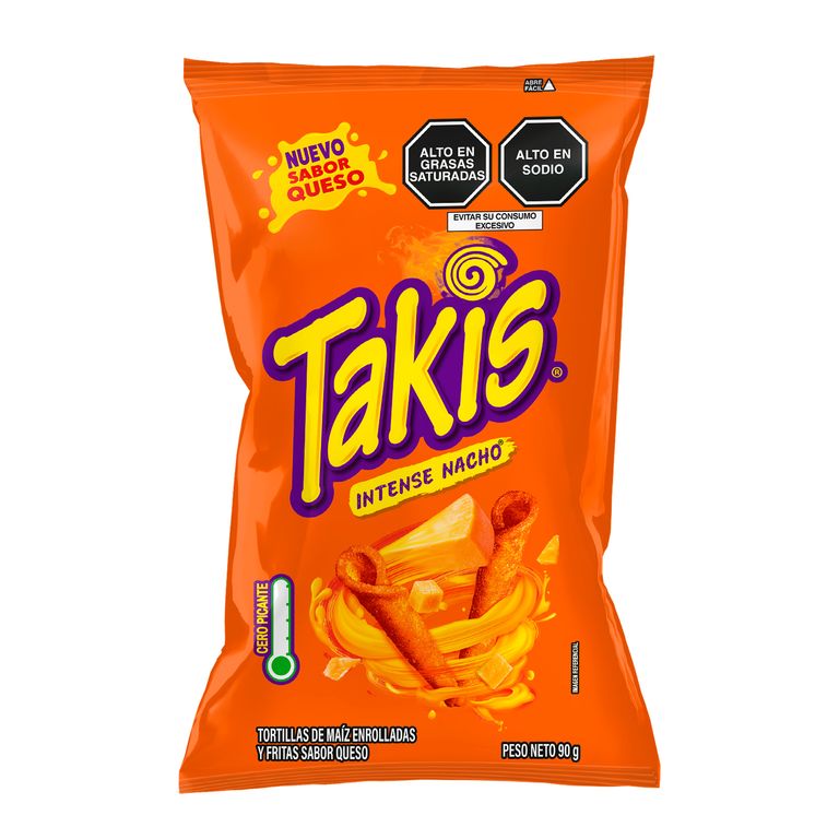 Takis Intense Nacho Bolsa 90 g