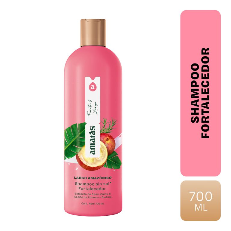 Shampoo Amarás Largo Amazónico Envase 700 mL