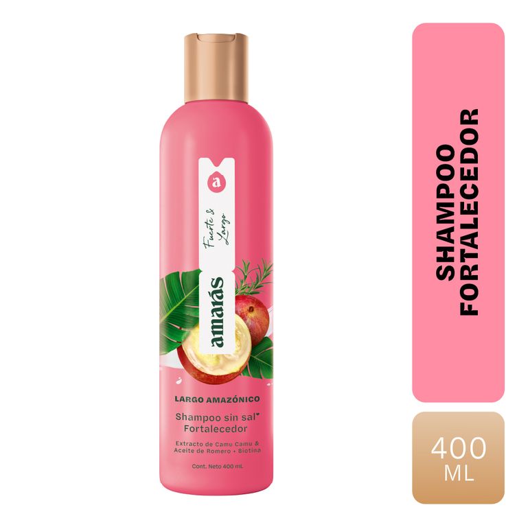 Shampoo Amarás Largo Amazónico Envase 400 mL