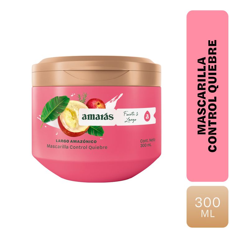 Mascarilla Amarás Largo Amazónico Pote 300 mL