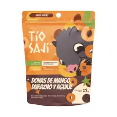TIO SAJI - Snack Tio Saji Donas Mango, Durazno y Aguaje Bolsa 28 g