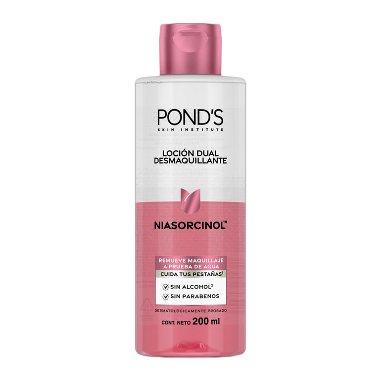Loción Dual Desmaquillante Ponds Bright Botella 200 mL