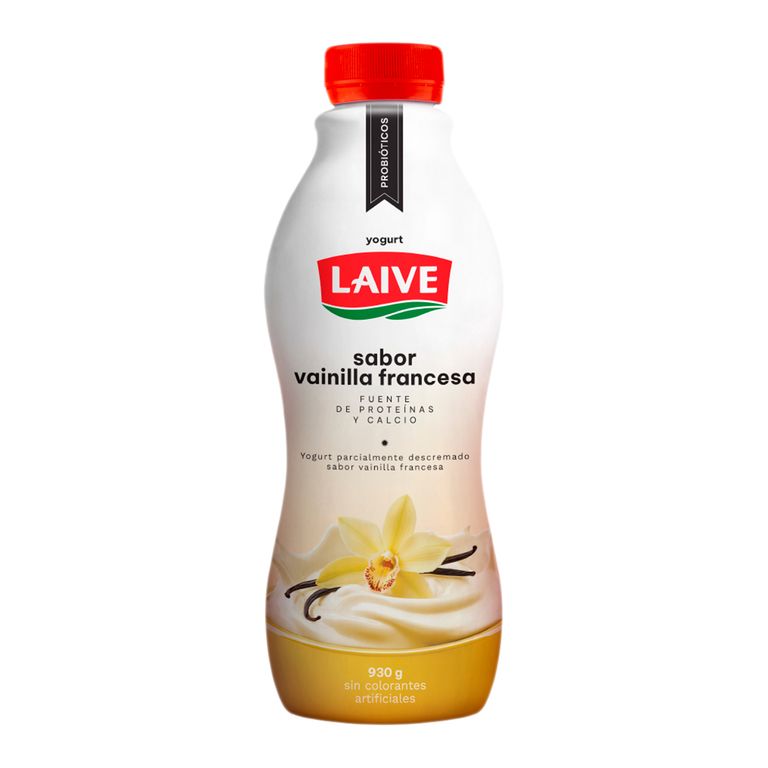Yogurt Laive Probiótico Sabor Vainilla Botella 930 g