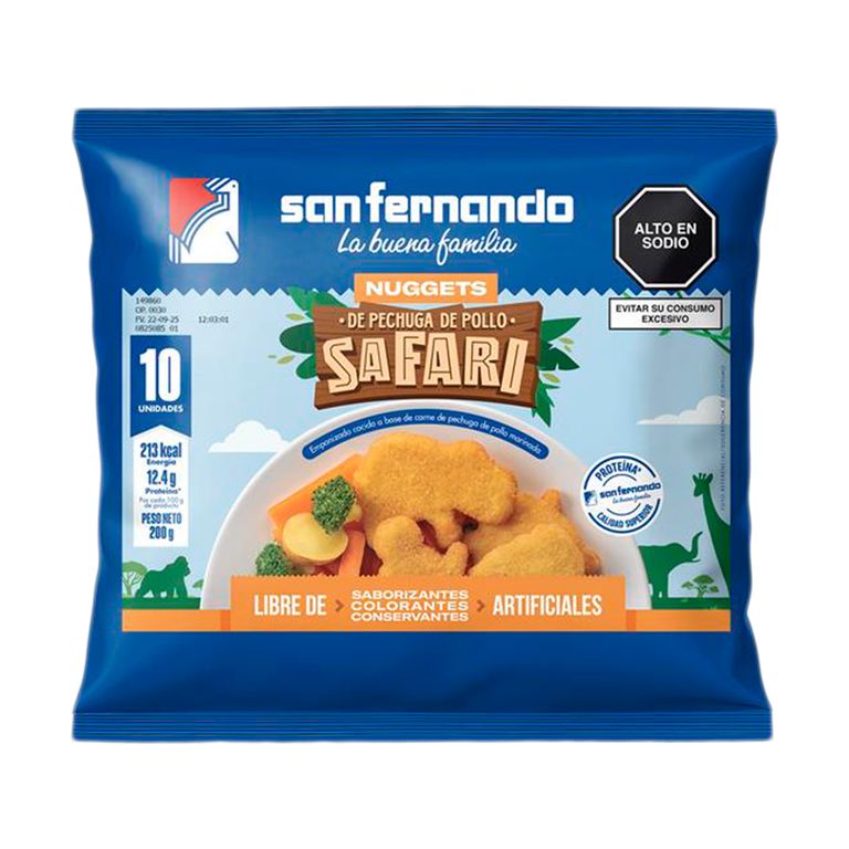 Nuggets de Pollo San Fernando Safari Doypack 200 g