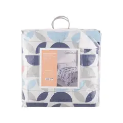 CASA JOVEN - Edredón Ema Sherpa Estampado 2Plz Navy