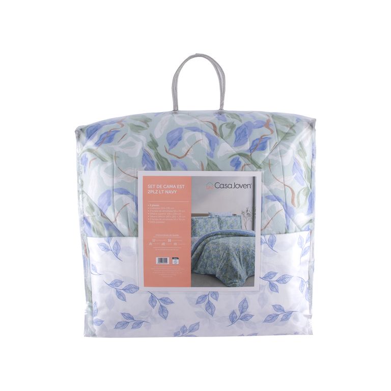 Set de Cama Est 2Plz Lt Navy