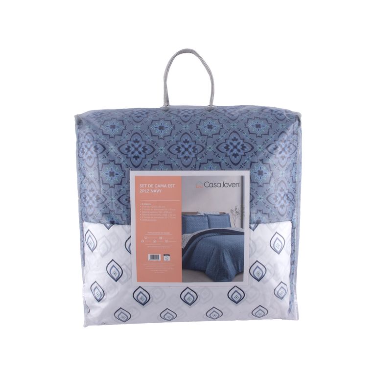 Set de Cama Est 2Plz Navy