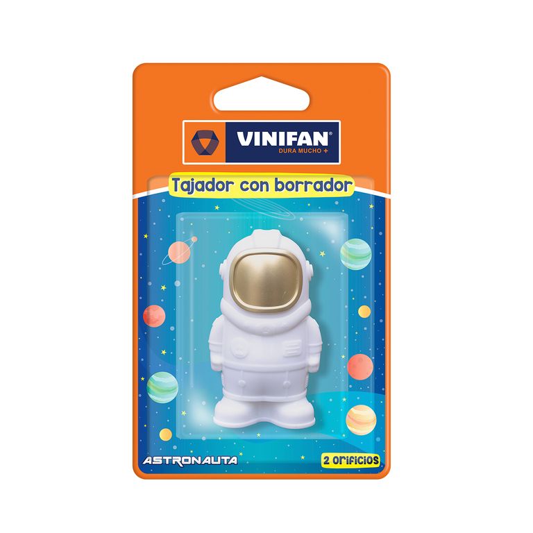 Tajador Vinifan Astronauta con Borrador Blíster