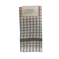 CASA JOVEN - Secadores Casa Joven Cuadros Rayas Lt Chocolate Pack x2