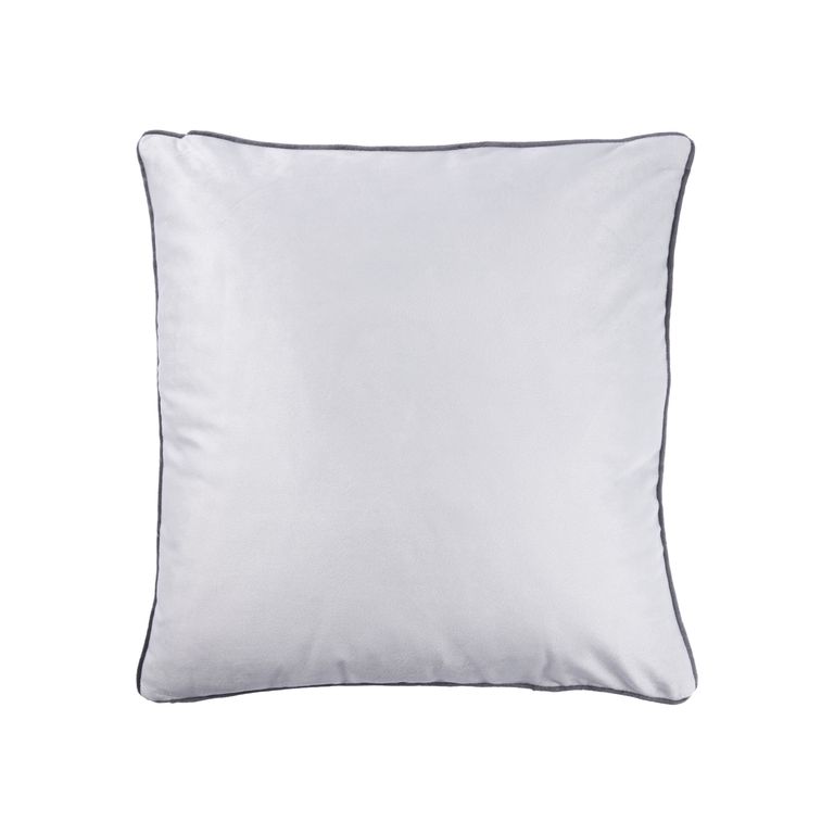 COJIN DECO VELVET 45X45 GRIS