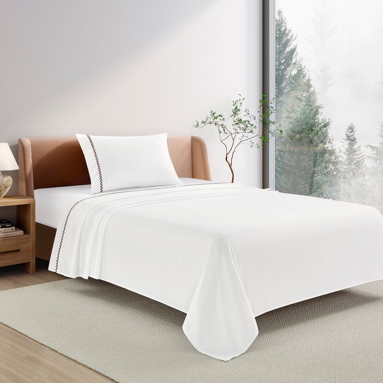 SABANAS BRODERIE BLANCA CHOCOLATE 15PLZ