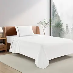 CASA JOVEN - SABANAS BRODERIE BLANCA CHOCOLATE 15PLZ