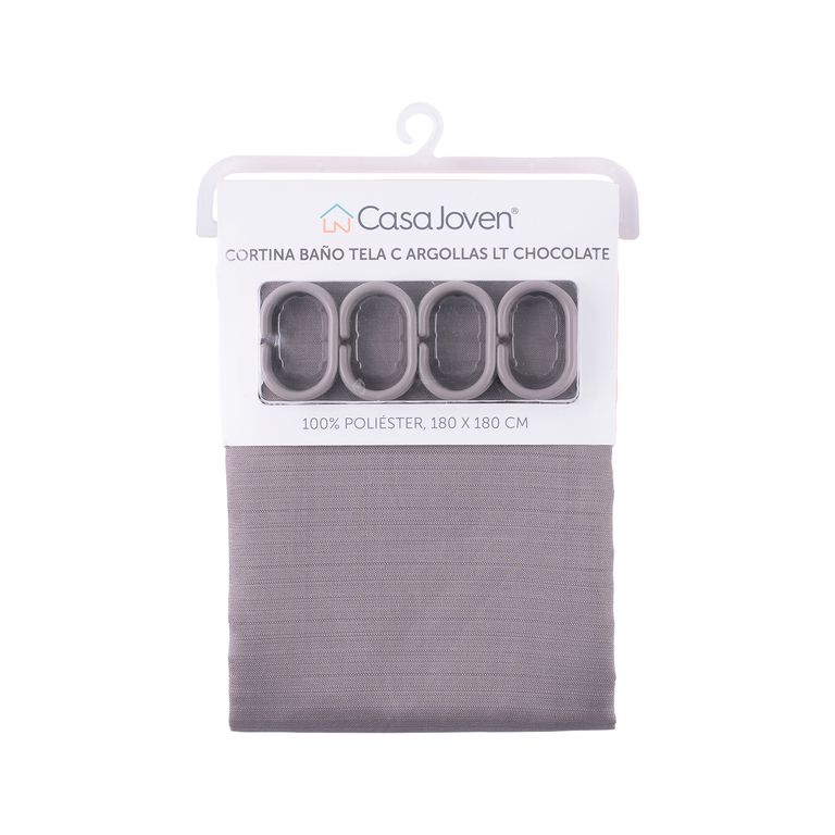 CORTINA BANOTELA C ARGOLLAS LT CHOCOLATE
