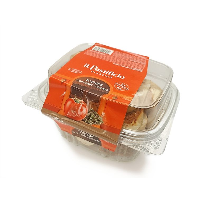 Mini Tostada iL Pastificio Classico Tomate Y Orégano 100 G