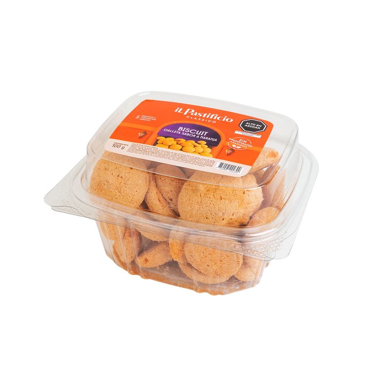 Galletas Biscuit iL Pastificio Classico Sabor Naranja 100 G