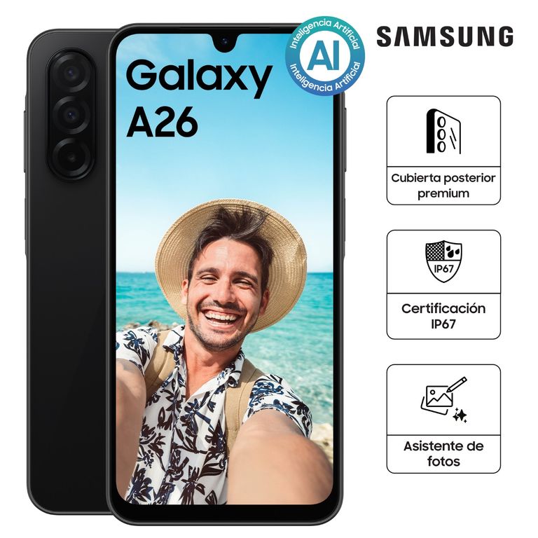 Smartphone Samsung Galaxy A26 5G 256Gb Black