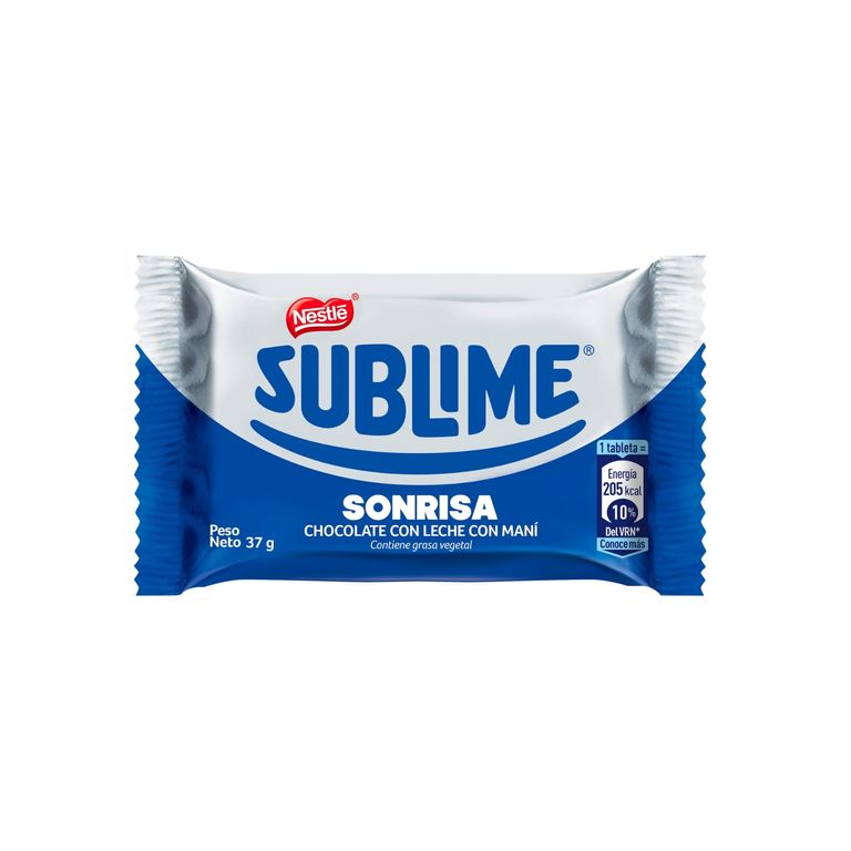 Chocolate Sublime Sonrisa Empaque 37 g