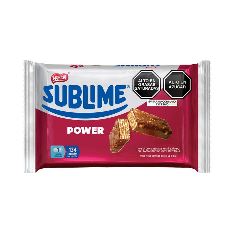 Chocolate Nestlé Sublime Power Sixpack 150 g