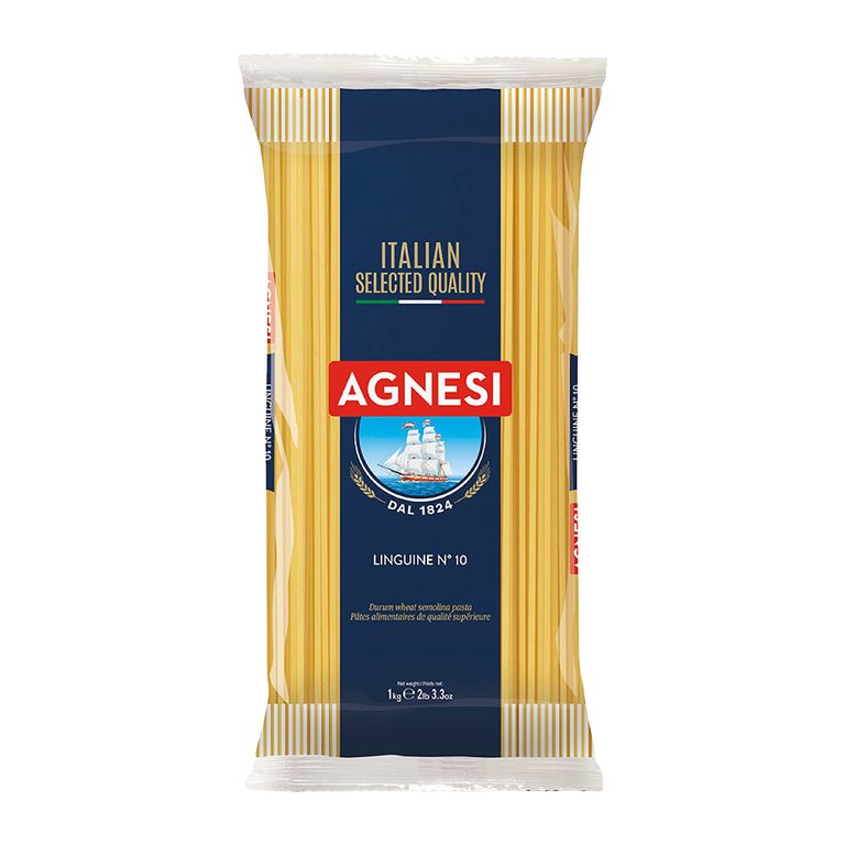 Pasta Agnesi Linguine N10 Empaque 1 Kg