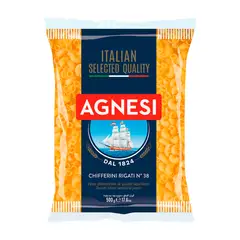 AGNESI - Pasta Agnesi Chifferini Rigati N38 Empaque 500 g