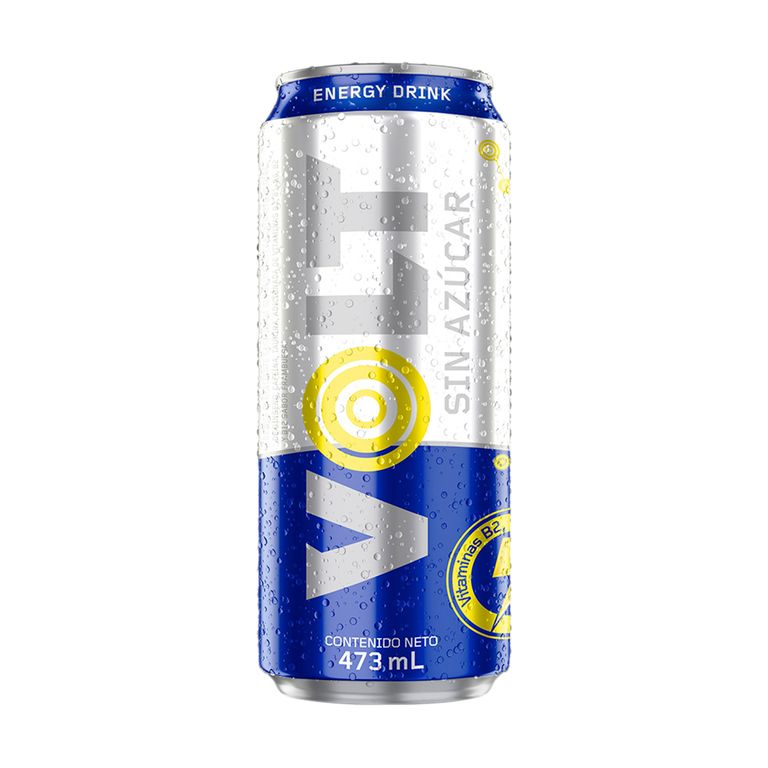 Bebida Energizante Volt Sin Azúcar Lata 473 mL