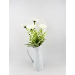 CASA JOVEN - Arreglo Floral Jara Metal con Margaritas Ximena