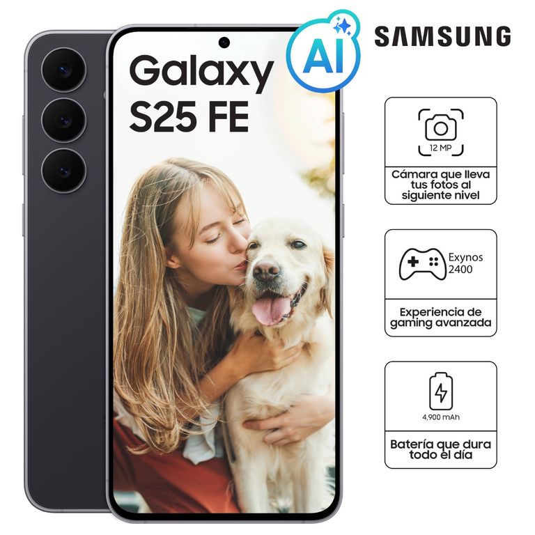 Smartphone Samsung Galaxy S25 Fe 128Gb Black