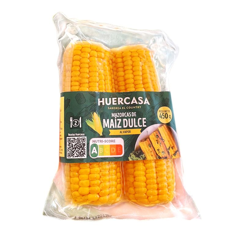 Mazorca De Maíz Dulce Al Vapor x 450 g