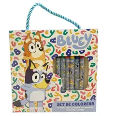 ARTESCO - Set de Colorear Bluey + Crayones x 6 Unidades