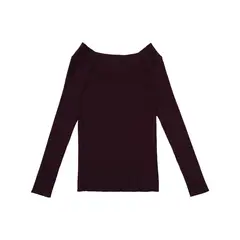 REDWOOD - Polo Tejido Off Shoulder Mujer Redwood