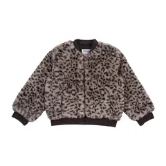 REDWOOD - Casaca Pelos Animal Print Niña Redwood