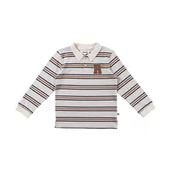 REDWOOD - Polo Manga Larga Varsity Parche Niño Redwood