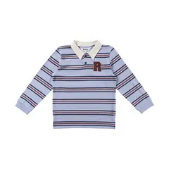 REDWOOD - Polo Manga Larga Varsity Parche Niño Redwood
