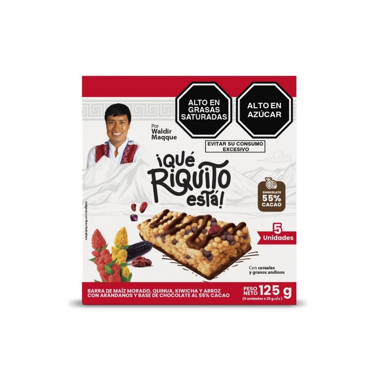 Barras de Cereal Que Riquito Está Arándano Caja 125 g