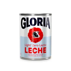 GLORIA - Leche Light Gloria Zero Lacto Lata 390 g