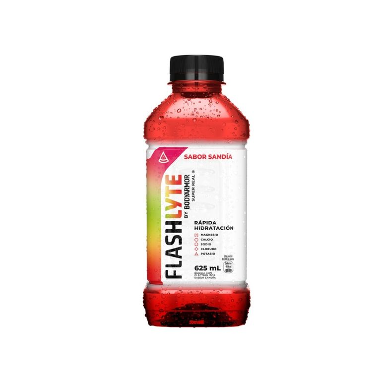 Bebida Rehidratante Flashlyte Sandía Botella 625 mL