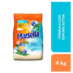 MARSELLA - Detergente en Polvo Marsella Brisas del Norte Bolsa 4 Kg