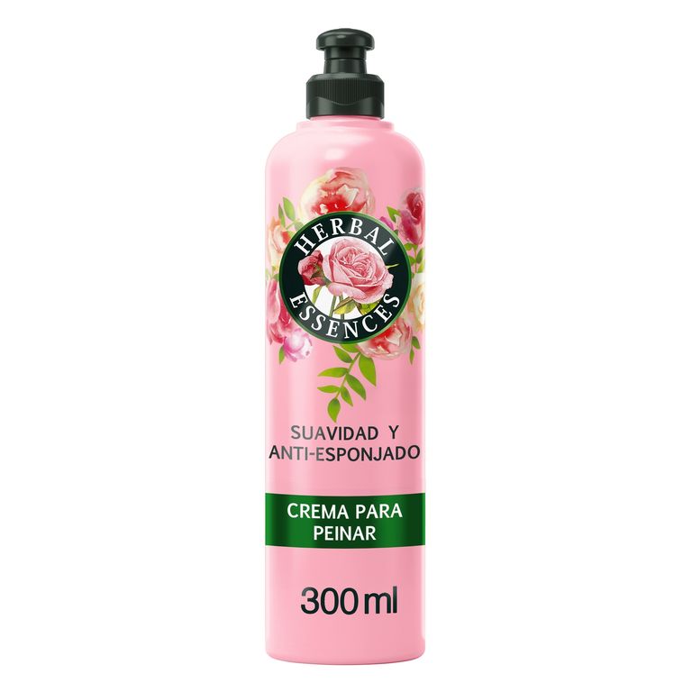 Crema para Peinar Herbal Essences Suavidad Rosa Mosqueta Envase 300 mL