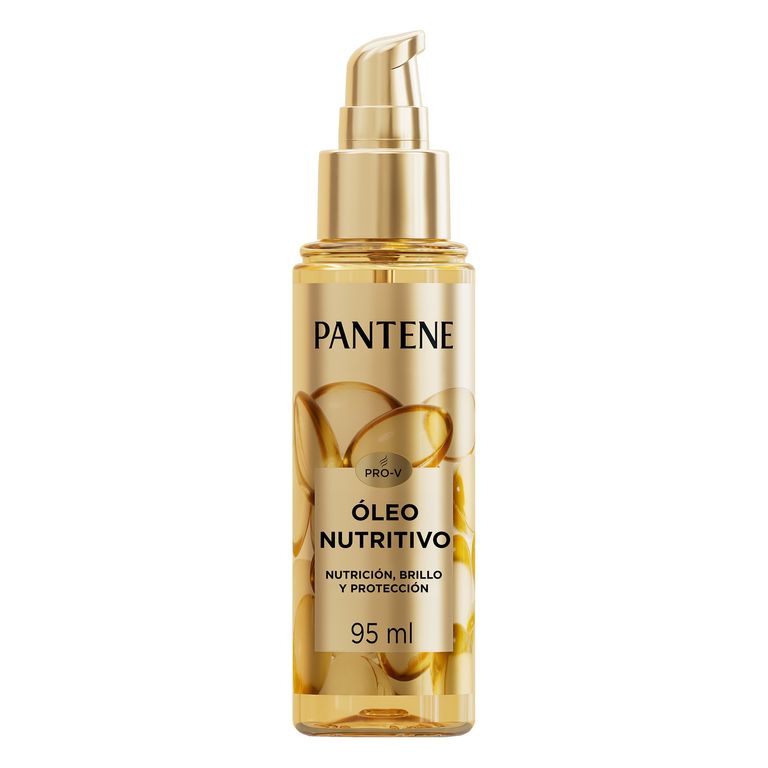 Aceite para cabello Pantene Nutre, Protege y da Brillo Botella 95 mL