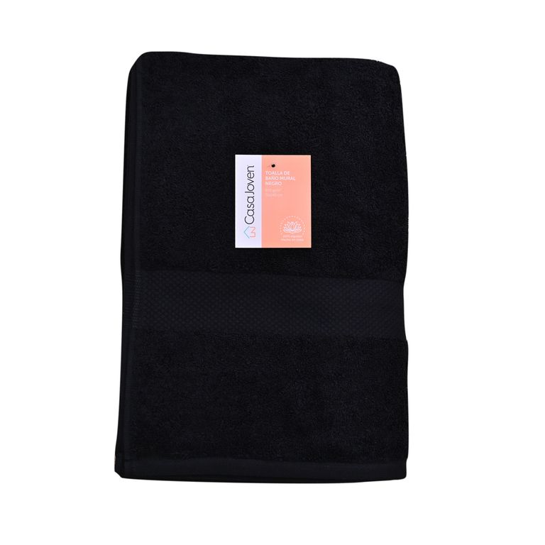 TOALLA DE BANO 70X140 MURAL NEGRO