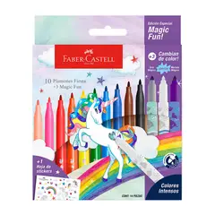 FABER CASTELL - Marcador Unicornio Fiesta 45 + 3 Marcadores
