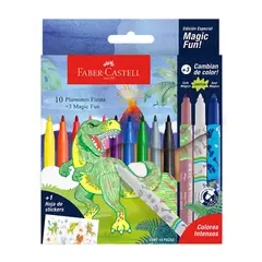 FABER CASTELL - Marcador Dino Fiesta 45 + 3 Marcadores