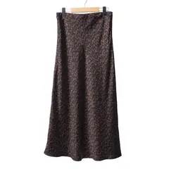 REDWOOD - Falda Midi Satinada Mujer Redwood