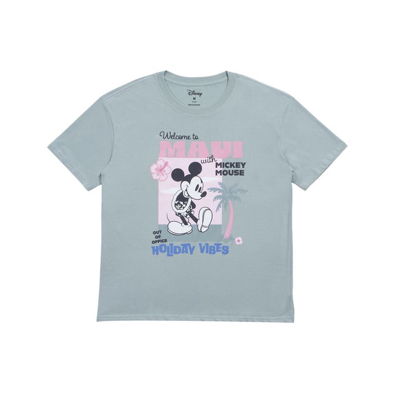 Polo Manga Corta Oversize Mujer Mickey