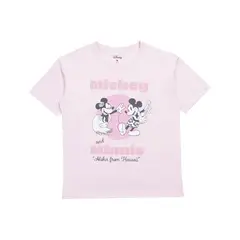 DISNEY - Polo Manga Corta Oversize Mujer Minnie
