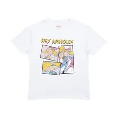 NICKELODEON - Polo Manga Corta Oversize Mujer Hey Arnold