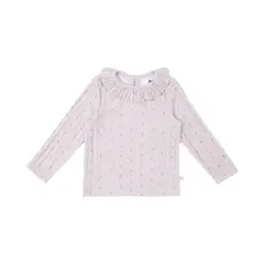 REDWOOD - Polo Manga Larb Rib Tejido Bebe Niña Redwood