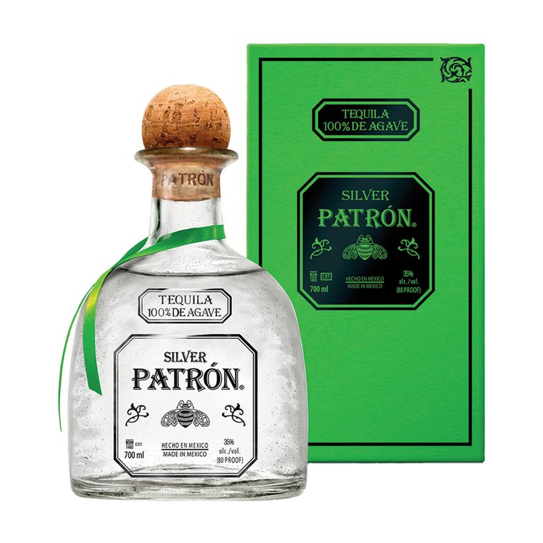 Tequila Silver Patrón Botella 700 mL