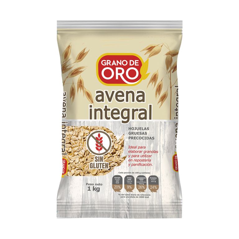 Avena Integral Grano de Oro Bolsa 1 Kg