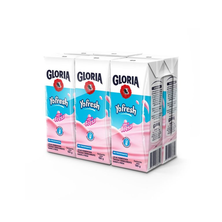 Bebida Láctea Yofresh Sixpack Caja 190 g